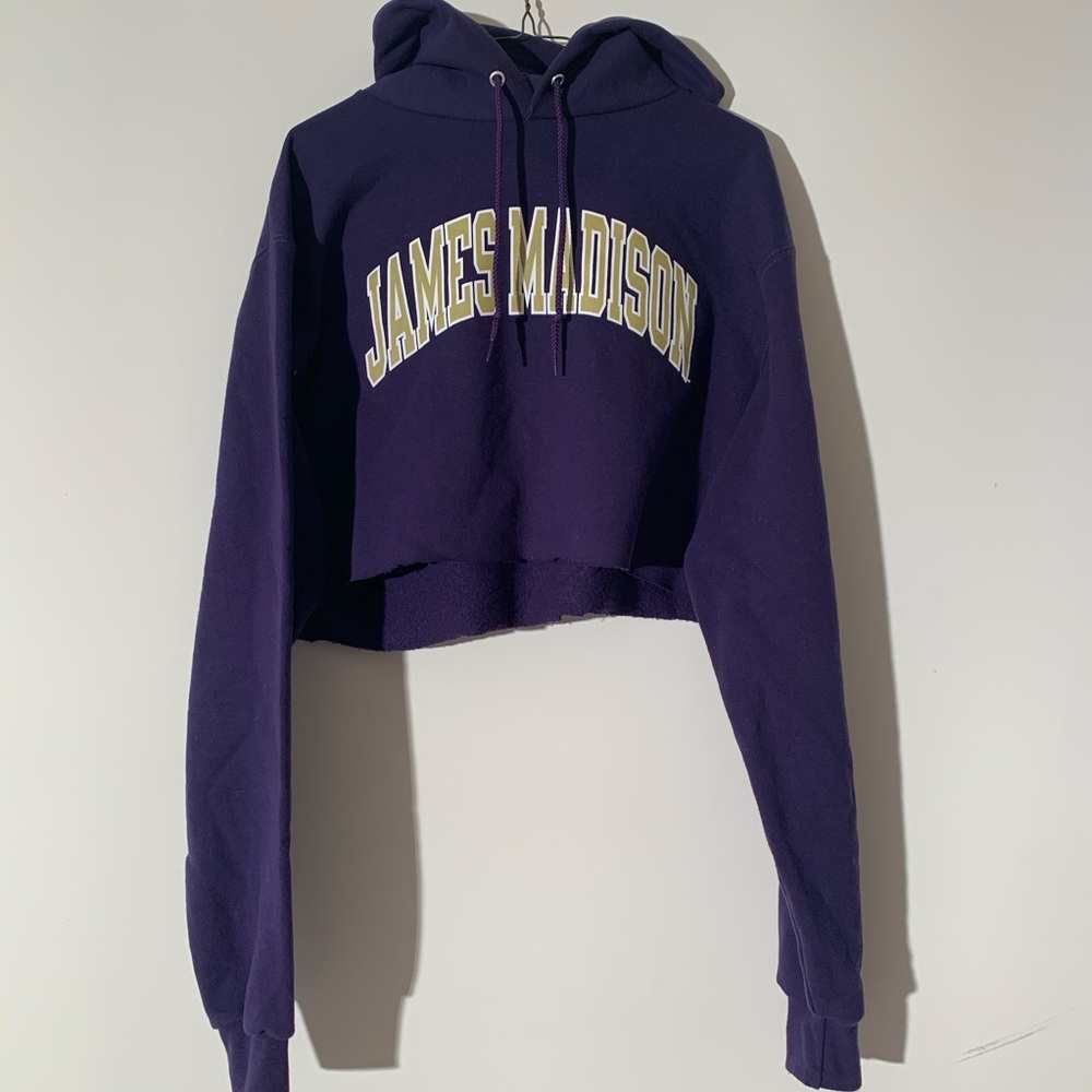 JMU Cropped Hoodie